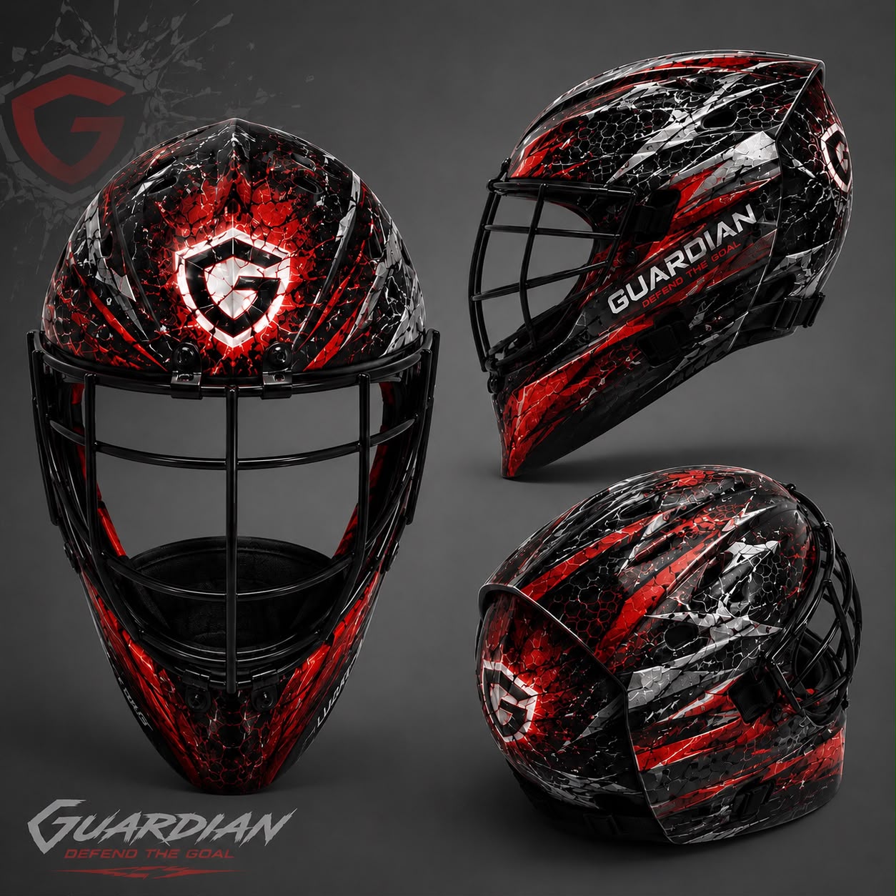Custom 3K Carbon keepershelm